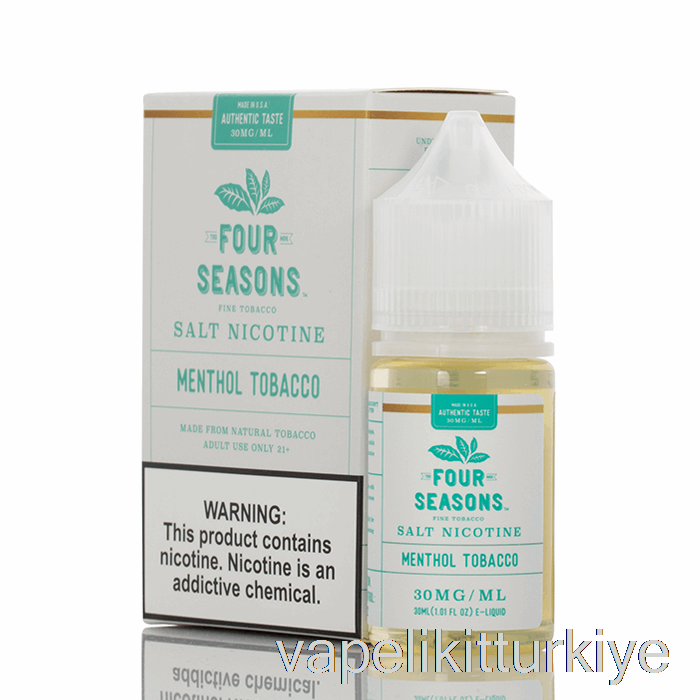 Vape Kalem Vape Mate Mentol Tütün Tuzu - Dört Mevsim - 30ml 50mg